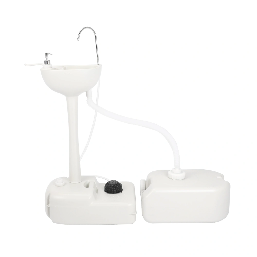 CHH-7701 562 Portable Outdoor Hand Sink - Removable 24L Recovery Tank, RV Camper Travel Trailer Fresh Water Wash Station