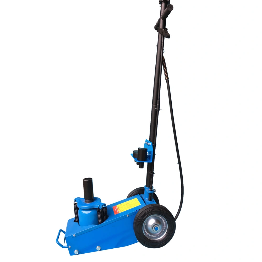 22 Ton Air Hydraulic Floor Jack Blue Lifting Tool Heavy Duty view 2