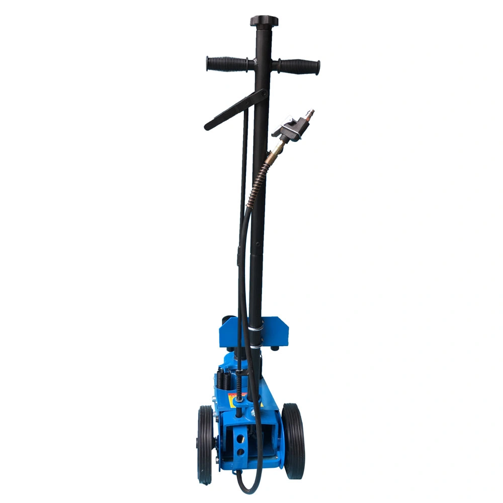 22 Ton Air Hydraulic Floor Jack Blue Lifting Tool Heavy Duty view 3