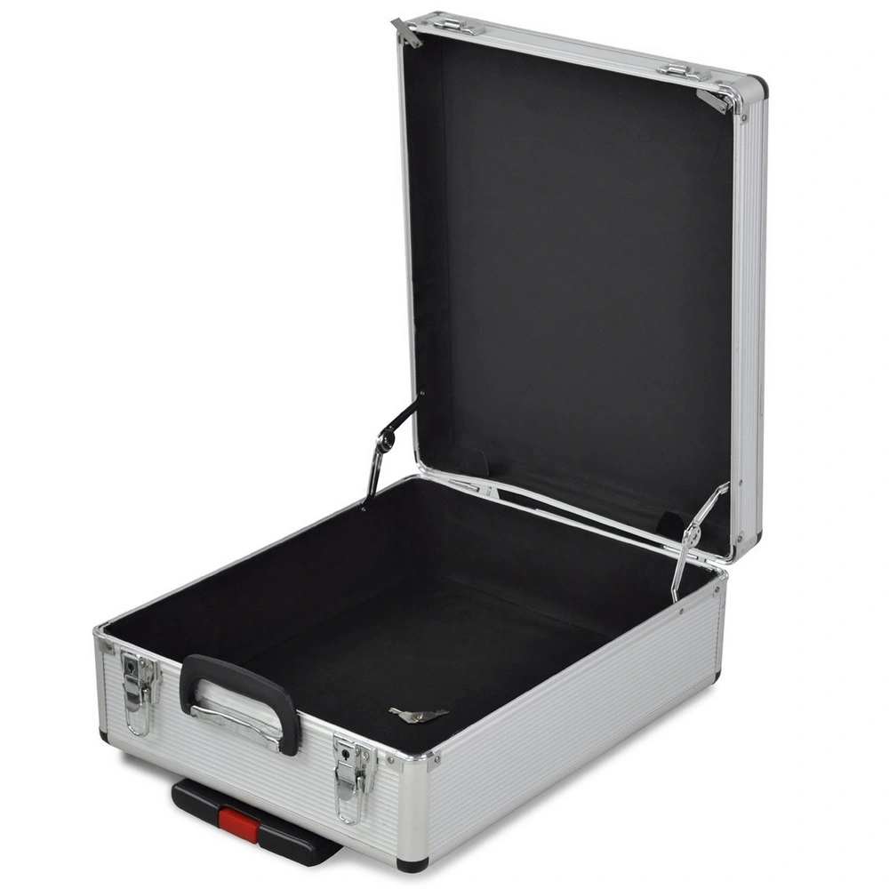 799pcs Aluminum Tool Set in Trolley Case, Silver Finish, Complete Mechanic Wrench & Socket Kit with Organizer view 7