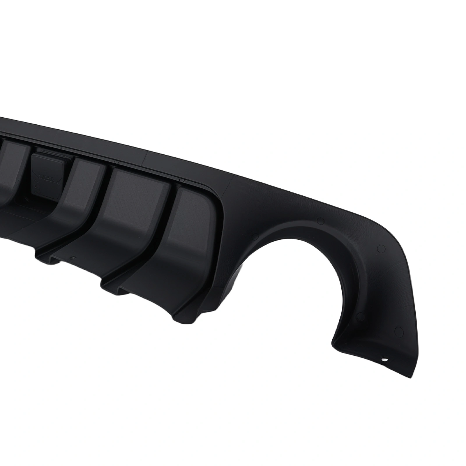 Rear Bumper Diffuser Lip w/ Brake LED Fit Infiniti Q50 2018-2023 Glossy Black
