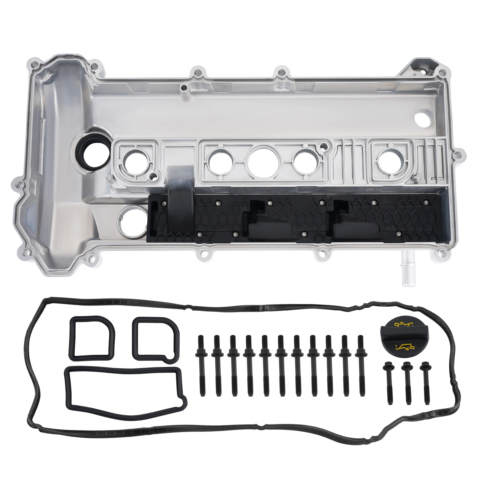 Aluminum Engine Valve Cover for 2010-2012 Ford Escape Fusion 2.5L V6 Replacement