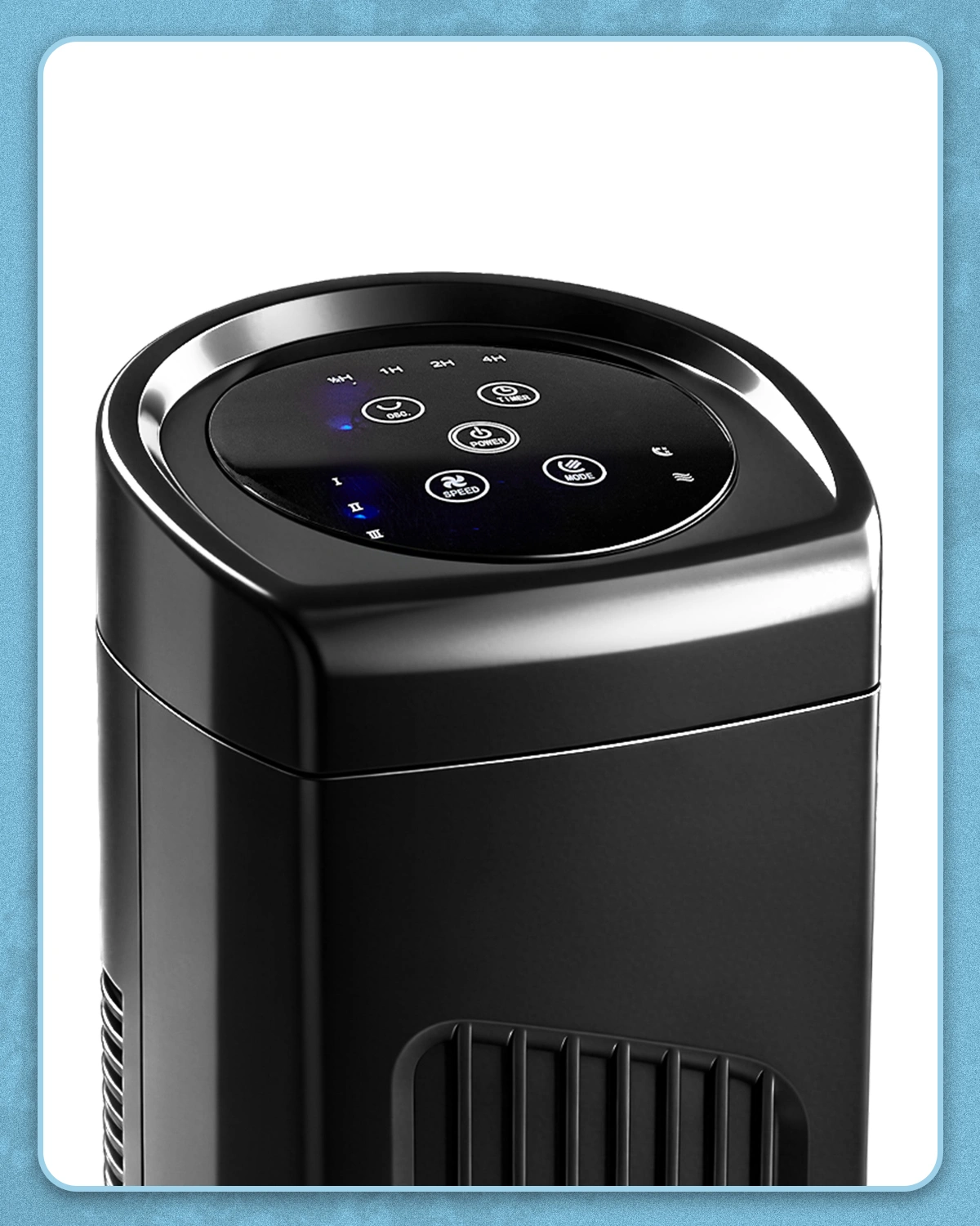 US Standard RTW-AR Tower Fan 32 Inch, 110V 45W Column Fan with Remote & Touch Control, Black, 3 Speeds, 3 Wind Modes, Oscillating, 7.5H Timer, Copper Motor for Home view 12