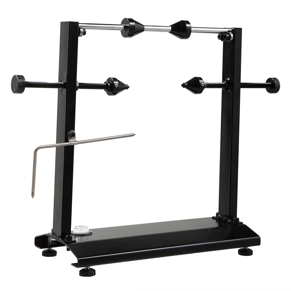 Motorcycle Static Truing Stand Wheel Balancer, Black Tire Spoke Adjuster for MX Dirt Bike