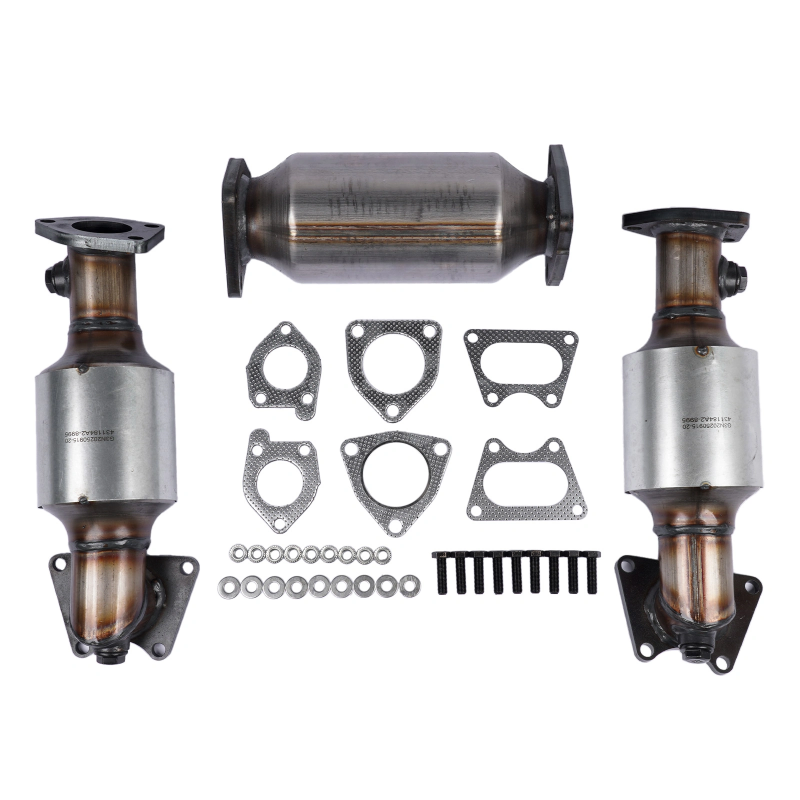 3x Catalytic Converter Kit for Honda Accord 3.0L 2003-2007, Direct Fit O/E Replacement 45106 45107 45108