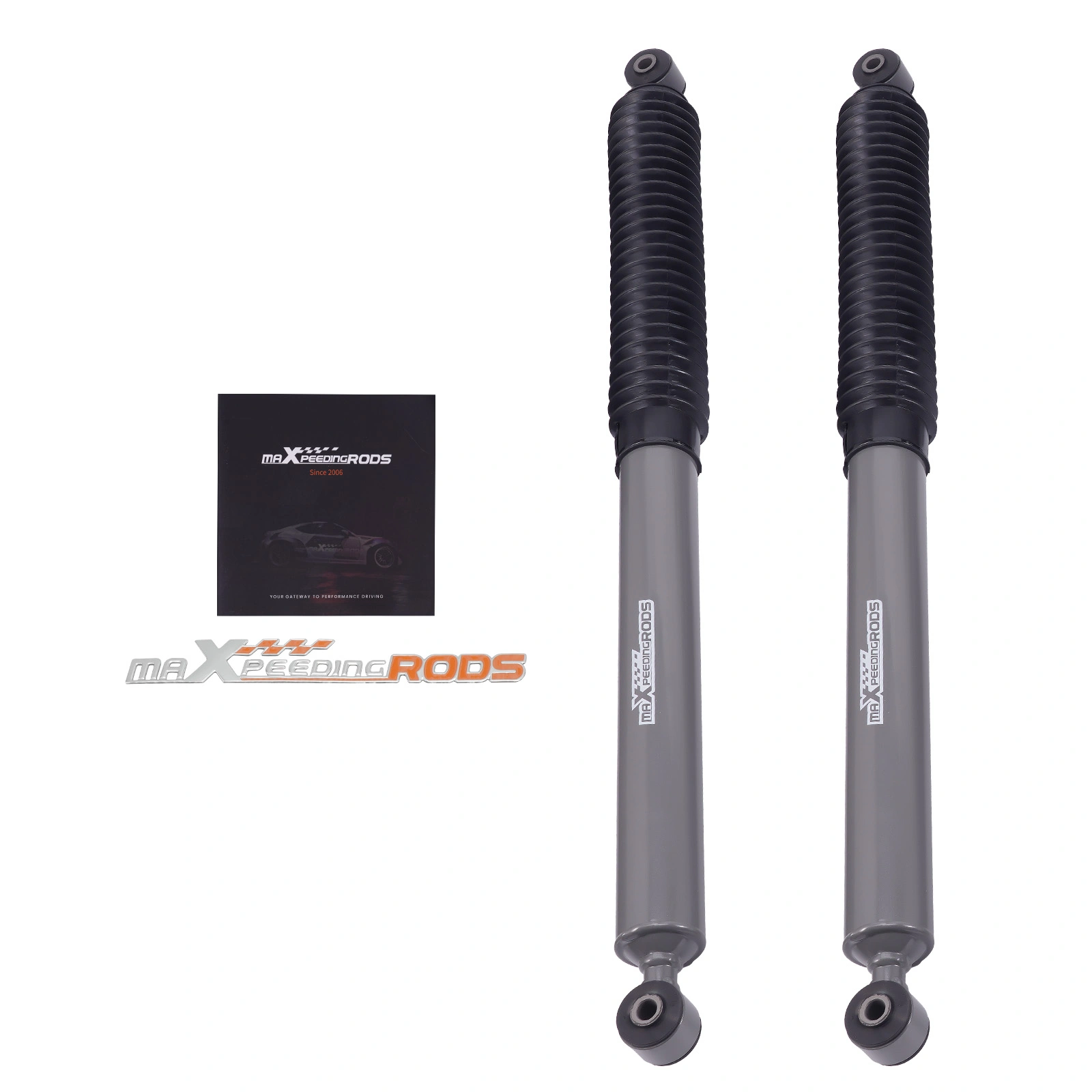 Pair Rear Lowering Shocks 5" Drop for Ford F150 F100 2WD 1980-1996