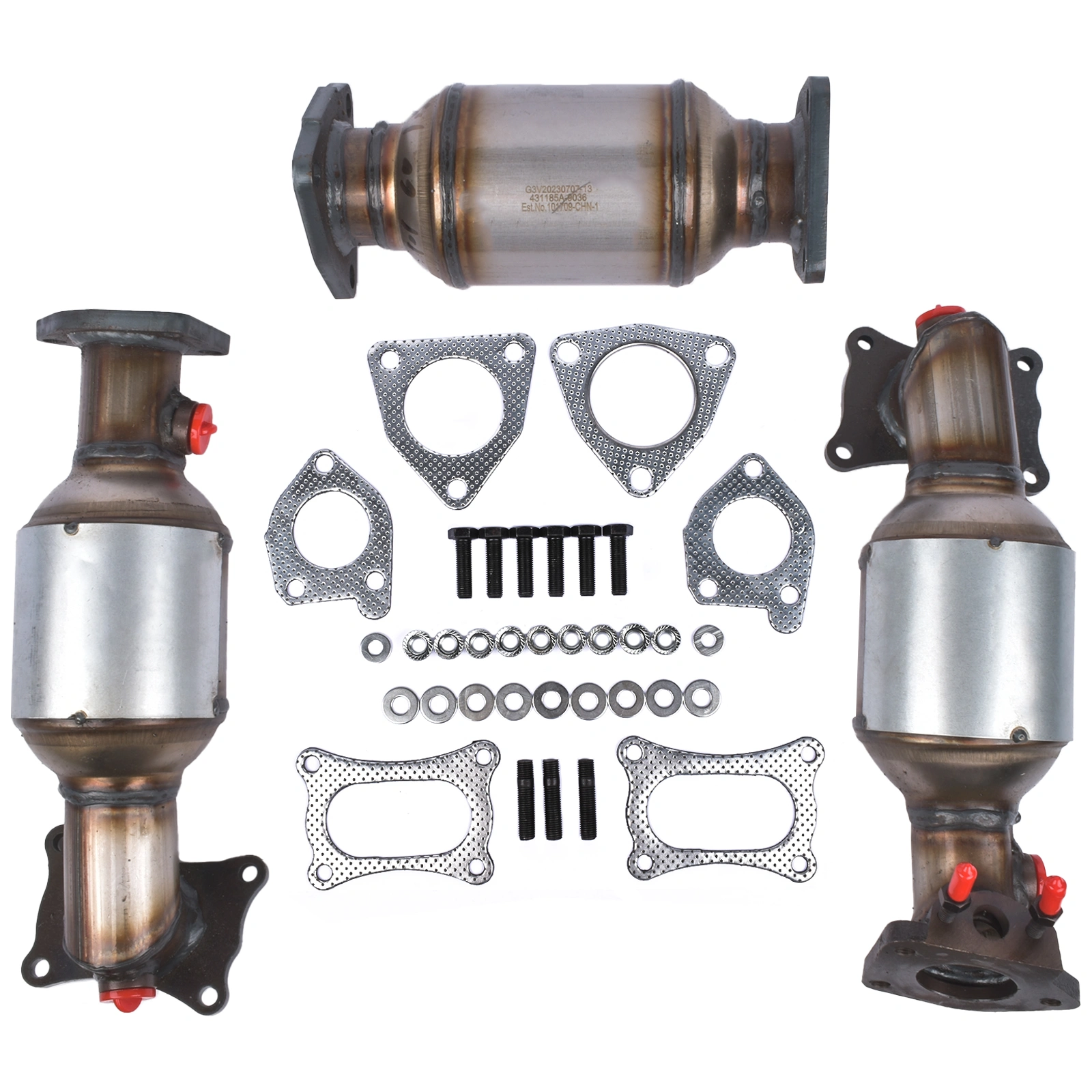 Direct Fit Complete Catalytic Converter for Honda Pilot 3.5L 2009-2015, Replaces 45131 45132 16447, Emission Control Part