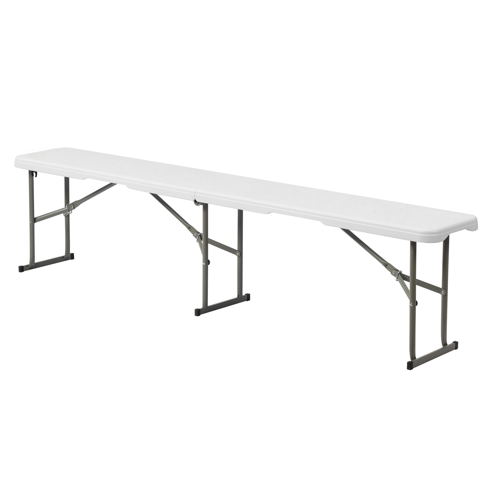 Outdoor Folding Bench 6FT Wood Garden Patio Bench Seat, Foldable Courtyard Bench for Outside, Porch & Backyard (60x18 Inch)