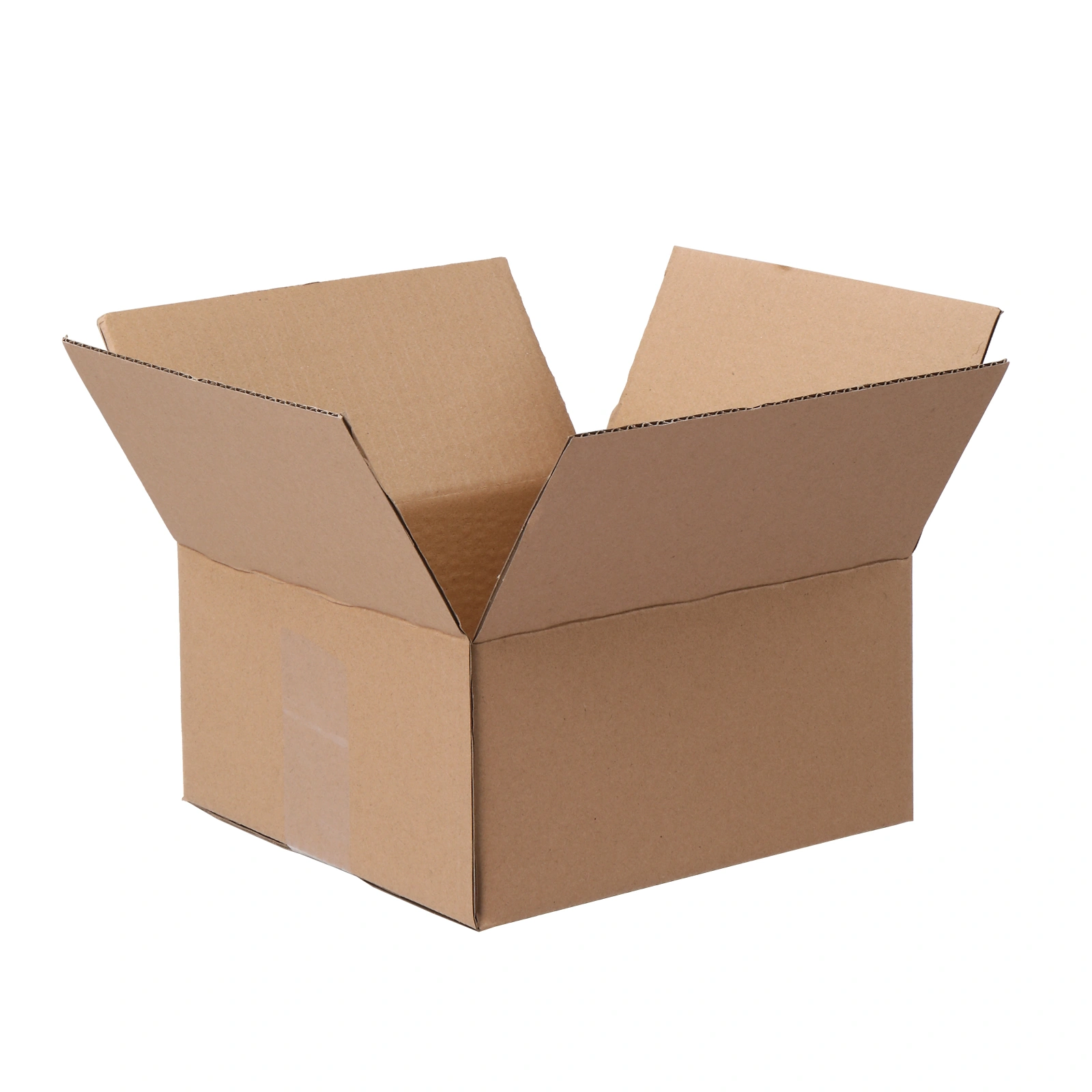 100 Pcs Corrugated Cardboard Boxes 8" x 8" x 4" 2.6mm Thick Brown Kraft Shipping Mailers