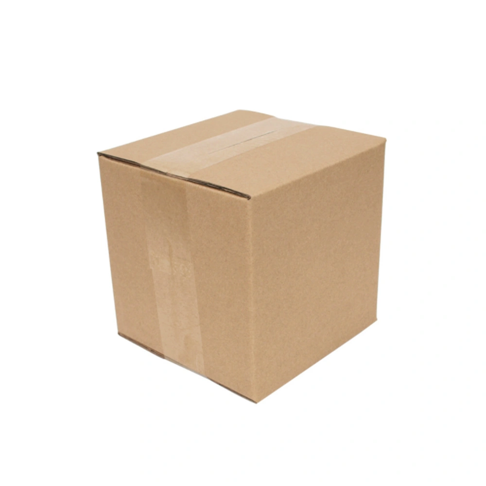 100 Pack Corrugated Paper Boxes 6x6x6 Inch (15.2x15.2x15.2cm) Yellow Shipping Mailer Boxes