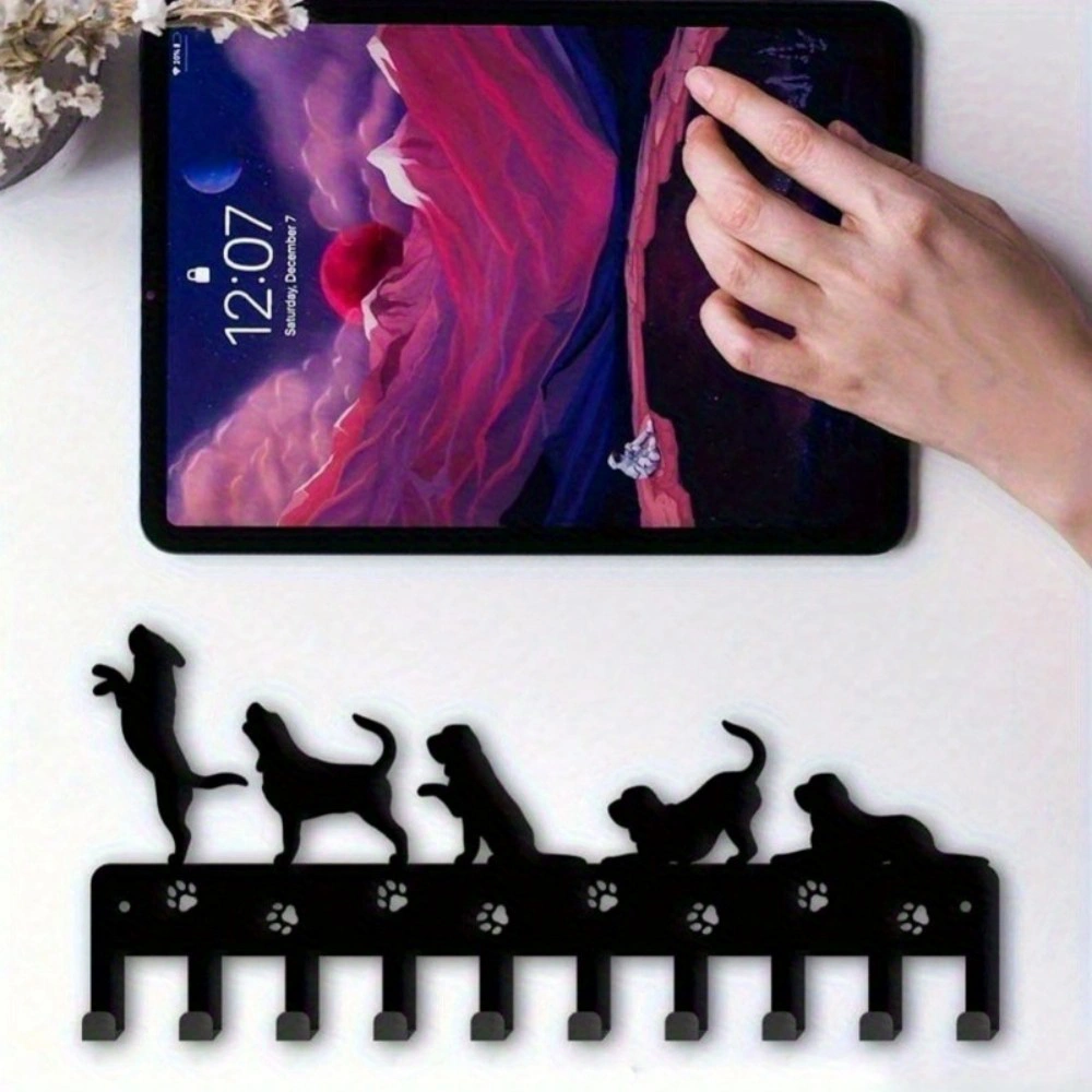 CIFbuy Animal Vertical Key Holder Detachable Wall Mounted Key Rack Organizer Storage
