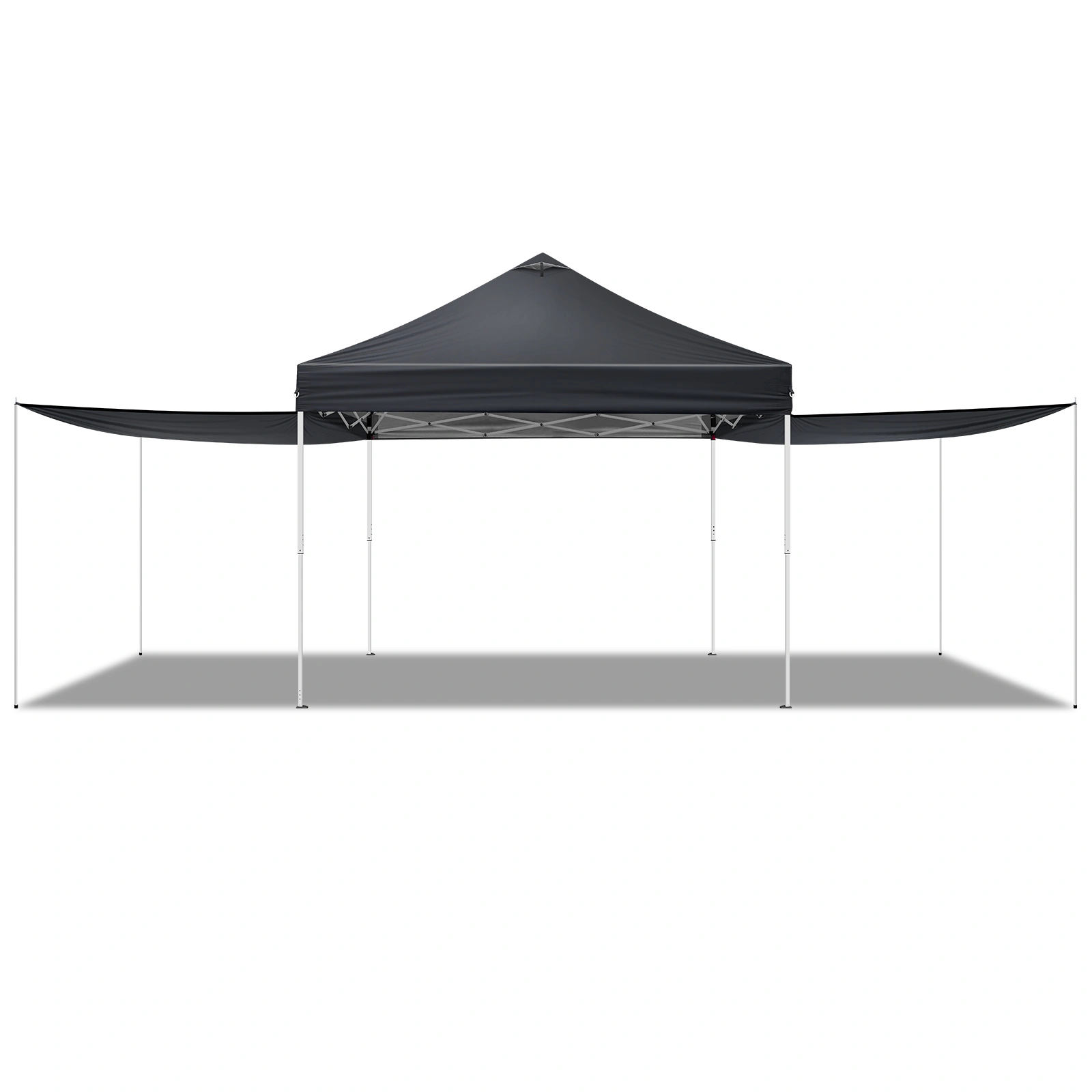 10x10FT Pop Up Canopy Tent with 2 Sidewalls, Outdoor Event Shelter Canopy for Parties, Beach, Market, Camping view 9