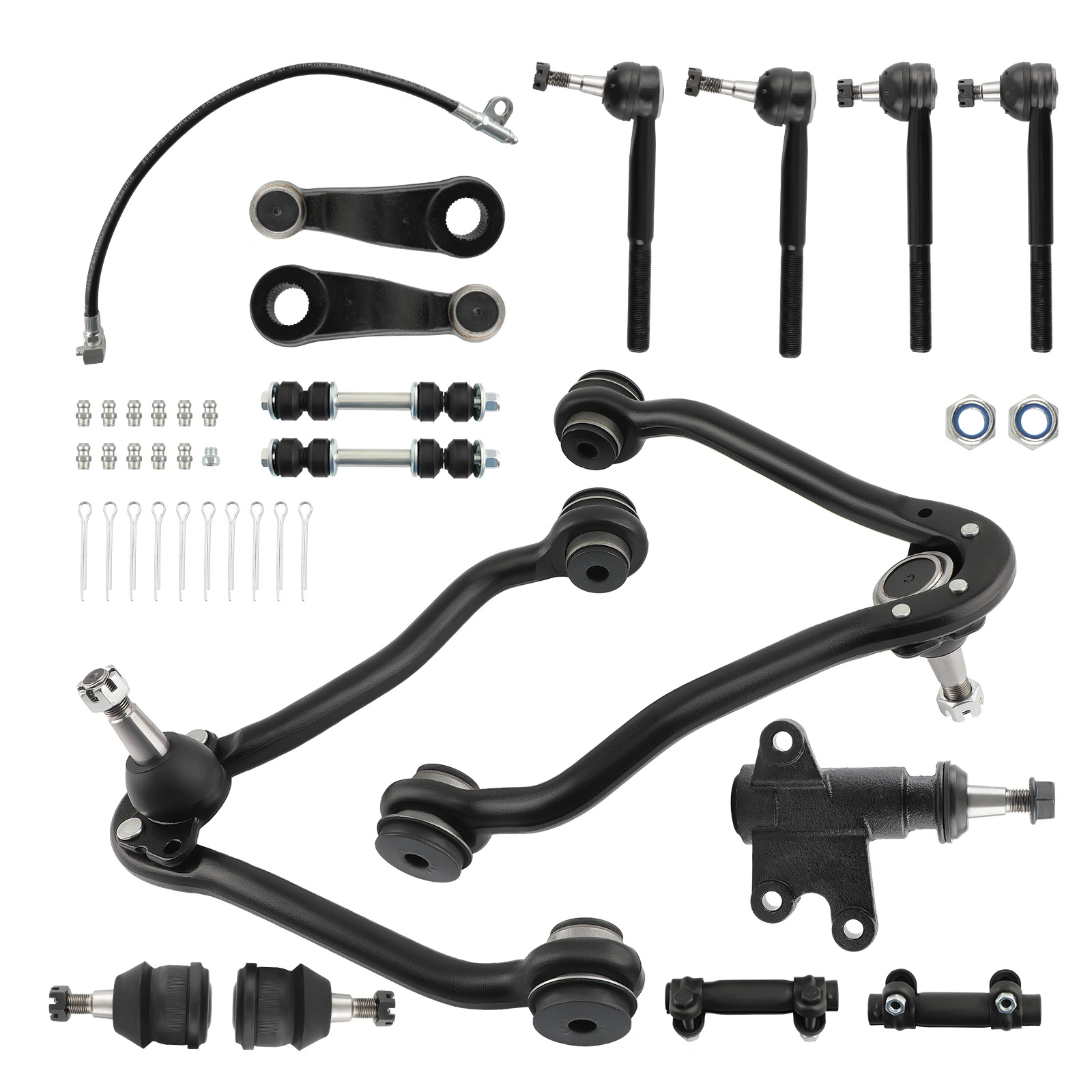 Front Control Arms Ball Joint Set 15pc for Chevy GMC C2500 C3500 Suburban 8600GVW view 6